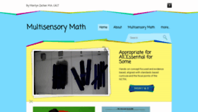 What Multisensorymath.com website looked like in 2019 (4 years ago)