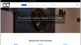 What Maastrichtinstruments.com website looked like in 2019 (4 years ago)