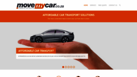 What Movemycar.co.za website looked like in 2019 (4 years ago)