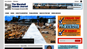 What Marshallislandsjournal.com website looked like in 2019 (4 years ago)