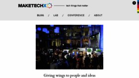 What Maketechx.com website looked like in 2019 (4 years ago)