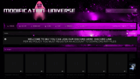 What Modification-universe.com website looked like in 2019 (4 years ago)