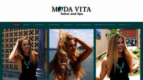 What Modavitasalonspa.com website looked like in 2019 (4 years ago)