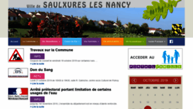 What Mairie-saulxures-les-nancy.fr website looked like in 2019 (4 years ago)