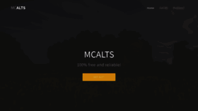 What Mcalts.fr website looked like in 2019 (4 years ago)