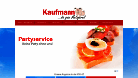 What Metzgerei-kaufmann.de website looked like in 2019 (4 years ago)