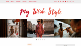 What Mywishstyle.com website looked like in 2019 (4 years ago)