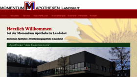 What Momentumapotheken.de website looked like in 2019 (4 years ago)