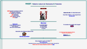 What Masef.com website looked like in 2019 (4 years ago)