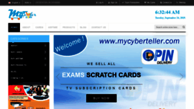 What Mycyberteller.com website looked like in 2019 (4 years ago)