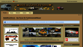What Modelltruckforum.de website looked like in 2019 (4 years ago)