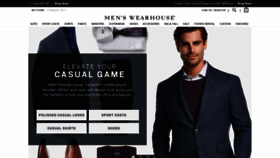 What Menswearhouse.com website looked like in 2019 (4 years ago)