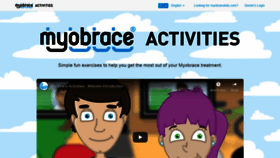 What Myobraceactivities.com website looked like in 2019 (4 years ago)