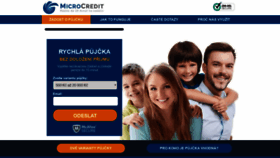 What Microcredit.cz website looked like in 2019 (4 years ago)