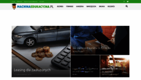 What Machinaedukacyjna.pl website looked like in 2019 (4 years ago)