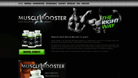 What Musclebooster.nl website looked like in 2019 (4 years ago)