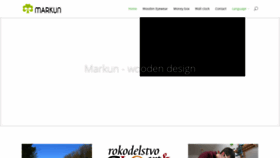 What Markun.si website looked like in 2019 (4 years ago)
