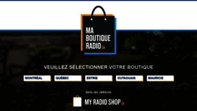 What Maboutiqueradio.ca website looked like in 2019 (4 years ago)