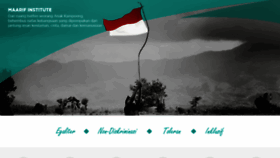 What Maarifinstitute.org website looked like in 2019 (4 years ago)