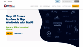 What Myus.com website looked like in 2019 (4 years ago)