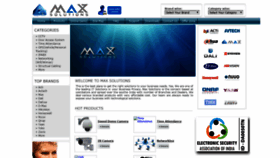What Maxsolutions.in website looked like in 2019 (6 years ago)