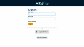 What Miwrite.net website looked like in 2019 (4 years ago)