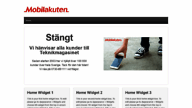 What Mobilakuten.se website looked like in 2019 (4 years ago)