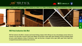 What Mdpack.my website looked like in 2019 (4 years ago)