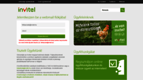 What Mail.invitel.hu website looked like in 2019 (4 years ago)