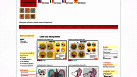 What My-cross-stitch-patterns.com website looked like in 2019 (4 years ago)