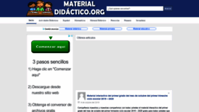 What Materialdidactico.org website looked like in 2019 (4 years ago)