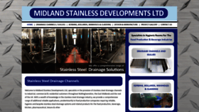What Midlandstainless.com website looked like in 2019 (4 years ago)