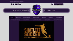 What Monroesoccer.com website looked like in 2019 (4 years ago)