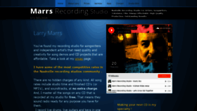 What Marrsrecording.com website looked like in 2019 (4 years ago)