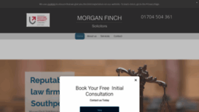 What Morganfinchsolicitors.co.uk website looked like in 2019 (4 years ago)