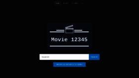 What Movie12345.com website looked like in 2019 (4 years ago)