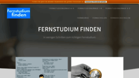 What Mein-fernstudium.de website looked like in 2019 (4 years ago)