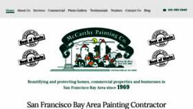 What Mccarthypainting.com website looked like in 2019 (4 years ago)