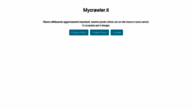 What Mycrawler.it website looked like in 2019 (4 years ago)