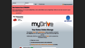 What Mydrive.net website looked like in 2019 (4 years ago)