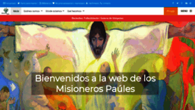 What Misionerospaules.org website looked like in 2019 (4 years ago)