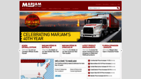 What Marjam.com website looked like in 2019 (4 years ago)
