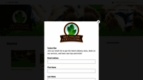 What Michiganfertilizing.com website looked like in 2019 (4 years ago)