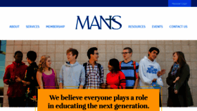 What M-a-n-s.org website looked like in 2019 (4 years ago)