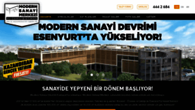 What Modernsanayimerkezi.com website looked like in 2019 (4 years ago)