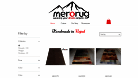 What Merorug.com website looked like in 2019 (4 years ago)