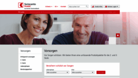 What Meine-vorsorge.ch website looked like in 2019 (4 years ago)