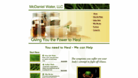 What Mcdanielwater.com website looked like in 2019 (4 years ago)