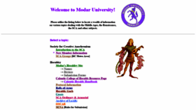 What Modaruniversity.org website looked like in 2019 (4 years ago)