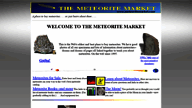 What Meteoritemarket.com website looked like in 2019 (4 years ago)